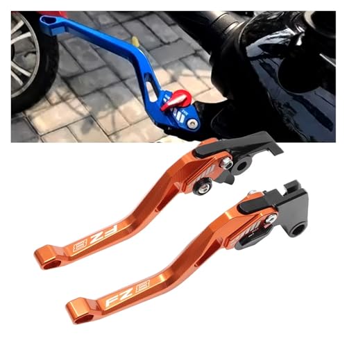 Manetas de freno y embrague ajustables para moto FZ8 y Fazer8 2010-2015 en color negro 3