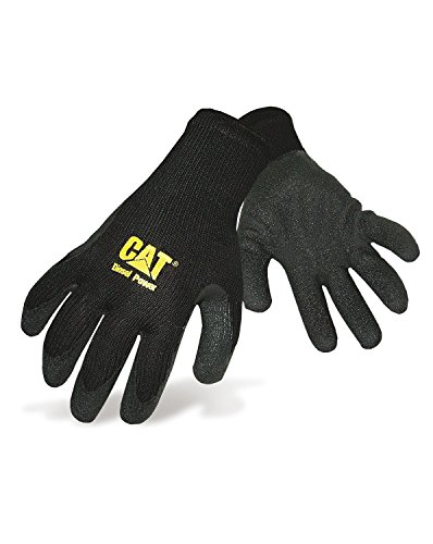 CAT Caterpillar Workwear knitted Gripper Gloves Work Glove 3 Pairs Large size 9