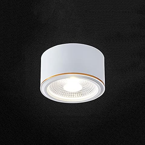 Yanzuo LED Household Downlight, Suitable For The Corridor Bedroom Door Closed, Anti-corrosion, Anti-glare, Heat Dissipation Fast Spotlight, Durable And Refined Aluminum Lamp Cover
