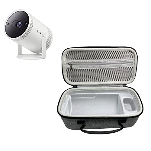 Projektortasche für Samsung The Freestyle für Anker Nebula Capsule 3 Laser 1080p, Multifunktionale Tragbare Reisetasche mit Reißverschluss für den Projektor