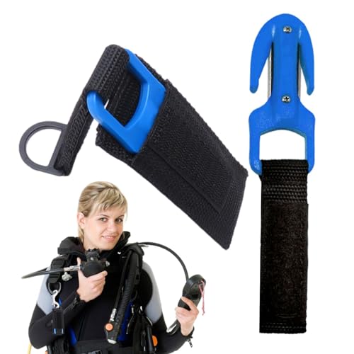 Honhoha Buceo con Cortador de línea | Herramienta de Corte de Buceo Cortador de cerámica - Equipo de Buceo con Cortador de Buceo, cortadores de Rescate subacuáticos portátiles para Pesca submarina