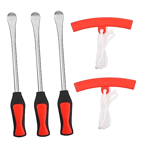 Cabilock Ergonomic Tire Spoons Levers Rim Protectors Motorbike Tire Repair Kit Easy to Use