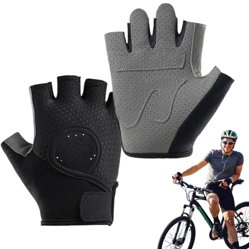 Guantes de ejercicio, guantes para la aptitud | 1 par Guantes de gimnasio de entrenamiento - Equipo de entrenamiento Manos exteriores interiores protección de deportes para escalada,