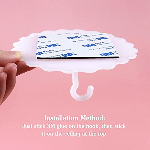 Glamorstar Bed Canopy For Girls Princess Mosquito Net Glow In The Dark Stars And Moon Crib Hanging Tent Bedroom Decor Gift For Kids Pink Crwon #TOP3