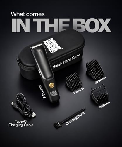 Image of Bombay Shaving Company AIR Vacuum Body Groomer For Men | Zero-Mess Body and Balls Trimming | Sleek Hard Case | Type-C Flash Charging | Safe-on-skin Ceramic Blades | Gifts For Men