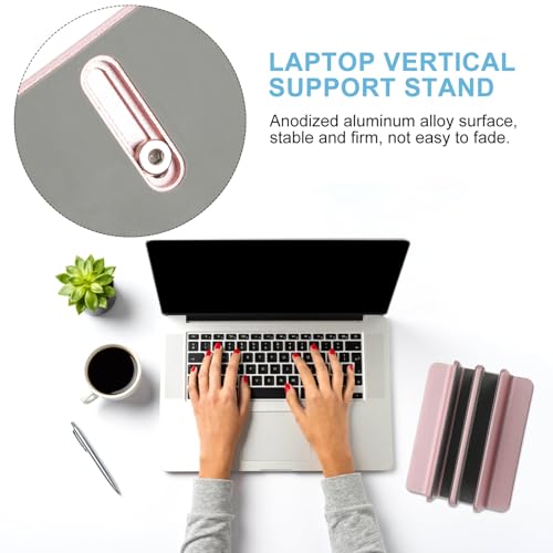 Base vertical ajustable para laptop SECFOU rosa miniatura 7