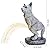 VOFSTAND Garden Statues Dog Statue with Solar LED Light, Ideal Gifts for Friends or Family's Birthday, Outdoor Decorations for Yard