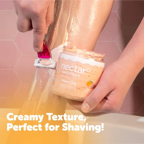 Moisturizing Whipped Soap Cream Body Wash And Shave Butter, Natural And Vegan Bath Soap For Women, Teen Girls, And Kids, 5 Oz (Peach) #TOP4