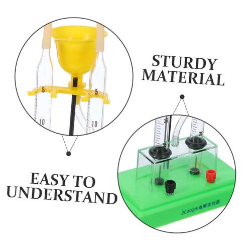 Hohopeti Water Electrolysis Experiment Device Demonstration Instrument for Oxygen Production and Electrolysis Ideal Teaching Tool for Home School and Laboratory Use - Thumbnail 7