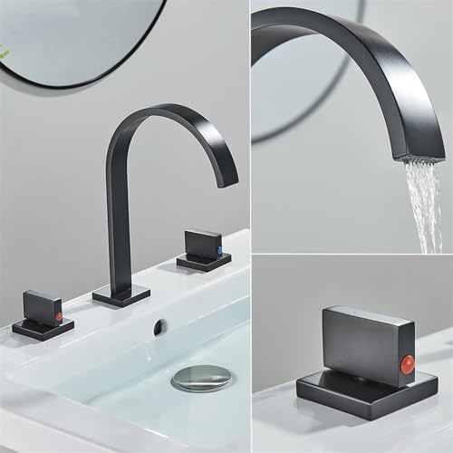 Robinet lavabo effluents doux mitigeur eau chaude froide chrome