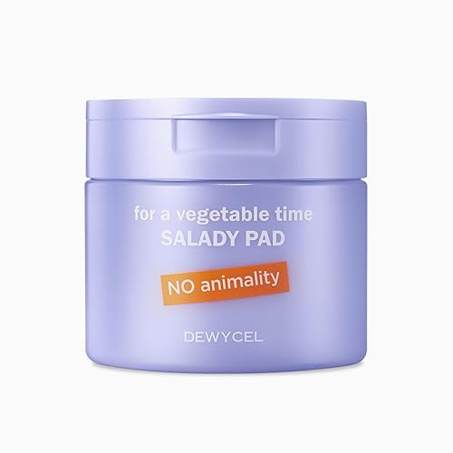 DEWYCEL Salady Pad  Almohadillas de tóner facial de doble textura para exfoliación cuidado de poros con ácido láctico AHA y ácido salicílico BHA