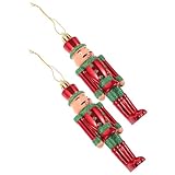 Ornement d'arbre de noël suspendu - fabriqué en matière plastique, avec un grand savoir-faire, l'ornement suspendu est sûr et pour une utilisation de longue durée, casse-noix d'arbre de noël.