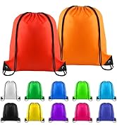 Kacctyen 400 Pcs Drawstring Backpack Bulk Draw String Bags