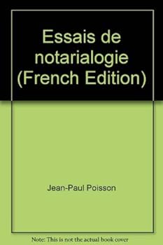 Paperback ESSAIS DE NOTARIALOGIE [French] Book