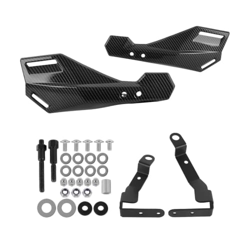 Protège-mains de moto Suzuki DR-Z4S DR-Z4SM : bouclier de guidon carbone