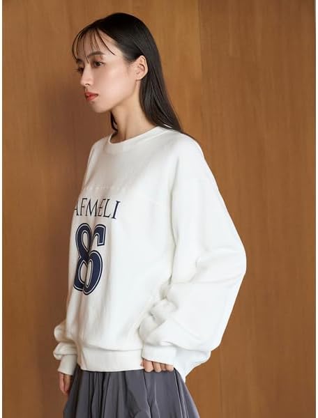 Amazon.co.jp: ナンバーロゴスウェット SWCT251148WHTF : ファッション