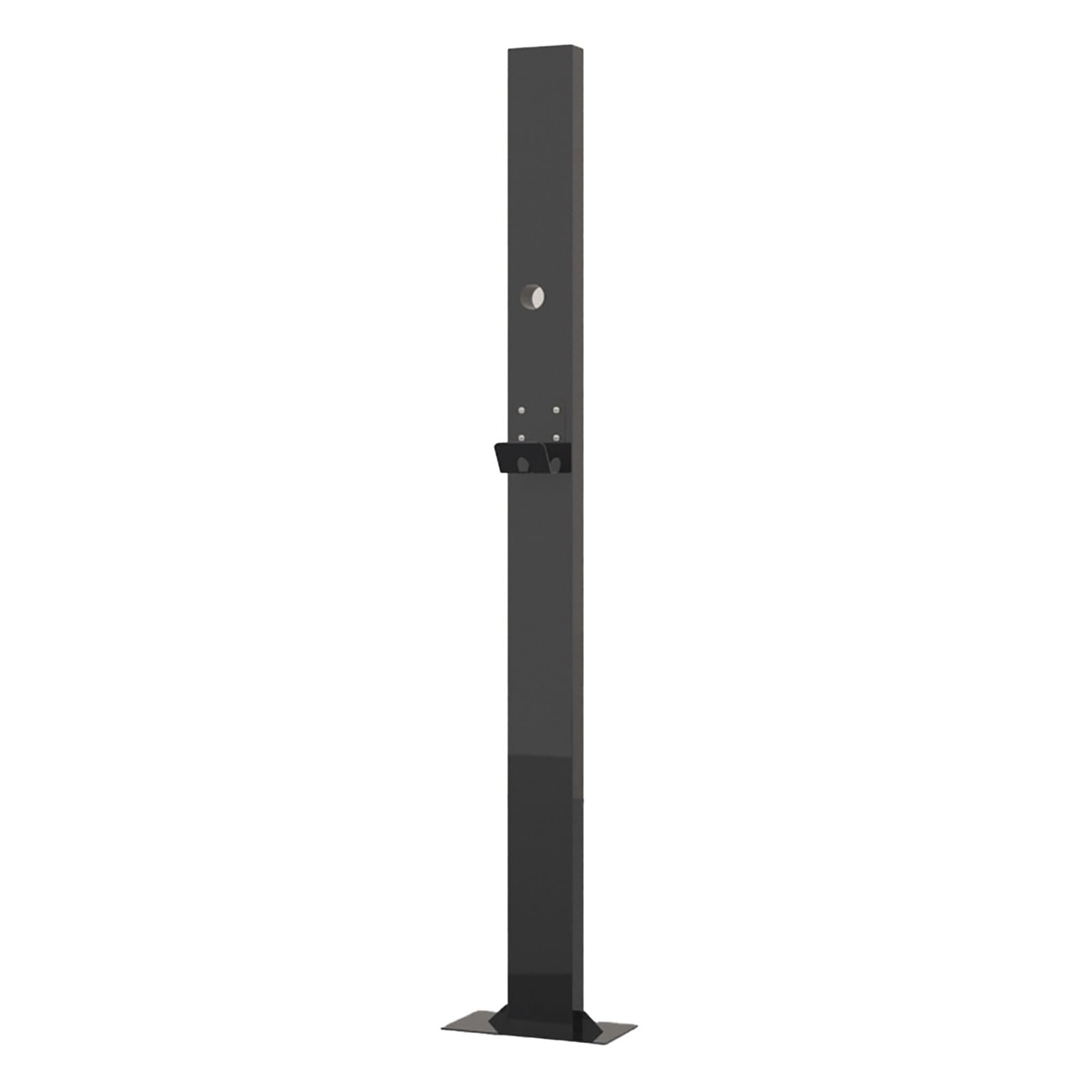 Pedestal Single per Wallbox di Ricarica EV, Supporto Universale per Wallbox e Palo di Montaggio con Gancio, Impermeabile e Resistente, Resiste Facilmente Alle Intemperie, Sicuro