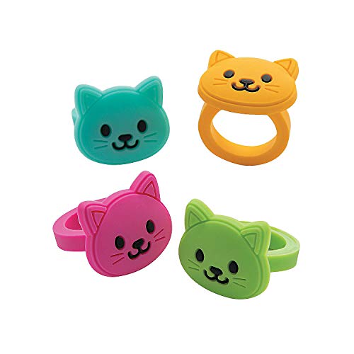 CAT FACE RINGS - Jewelry - 12 Pieces