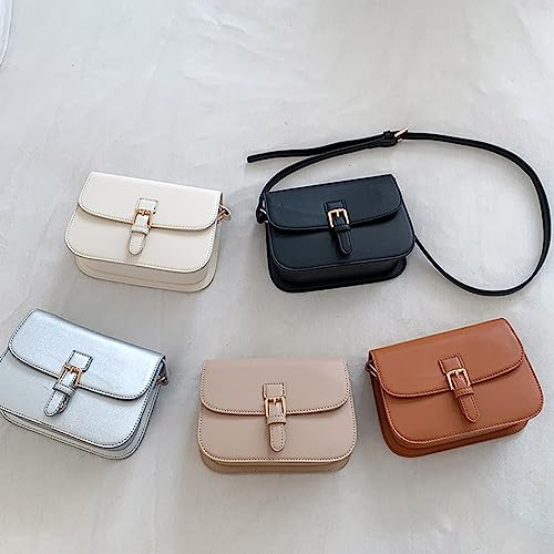 Sac à main carré en polyuréthane tendance pour femme
