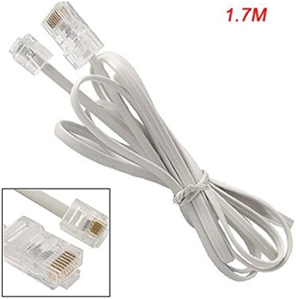 Amazon.co.jp: Sitrda RJ11 6P4C to RJ45 8P8Cケーブル 4芯