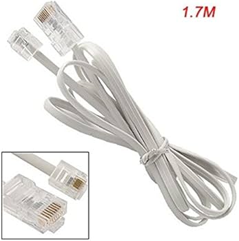 Amazon.co.jp: Sitrda RJ11 6P4C to RJ45 8P8Cケーブル 4芯 コネクタ Amazon.co.jp: Sitrda RJ11 6P4C to RJ45 8P8Cケーブル 4芯 コネクタ