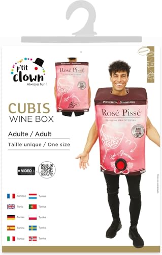 P'TIT CLOWN - 23778 - Costume de cube - Adulte - Taille Unique – vue 8