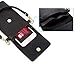 AnsTOP Lightweight Leather Mini Pouch Small Crossbody Bag Cell Phone Purse Wallet Shoulder Bags for Women, Fit with iPhone 11, X, 8 Plus (Black)