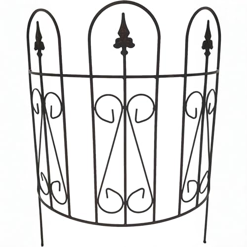 Staudenhalter Strauchhalter bodennah gebogen Stütze Rankhilfe Metall Eisen Rost Deko