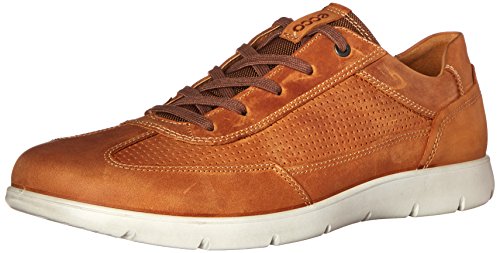 ECCO Men's Iowa Perforated Tie Fashion Sneaker