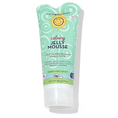 California Baby – Jelly Mousse Natural Hair Gel Calming – 2.9 oz.