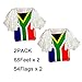 Consummate 2 Set 54 Africa African Countries String Flags Banner Set,130 Feet 108 Flags