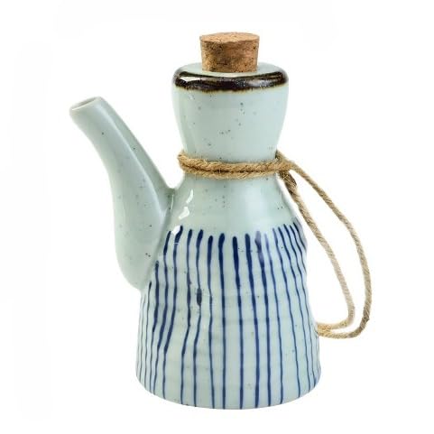 Botella de aceite de cerámica sin goteo para mantener tu cocina limpia y elegante