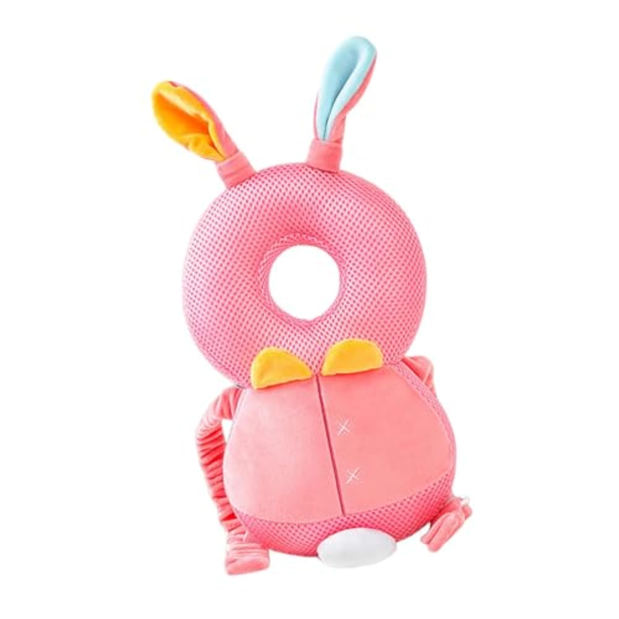 Baby Back Pillow Protection Backpack for Running Crawling Learning Bunny