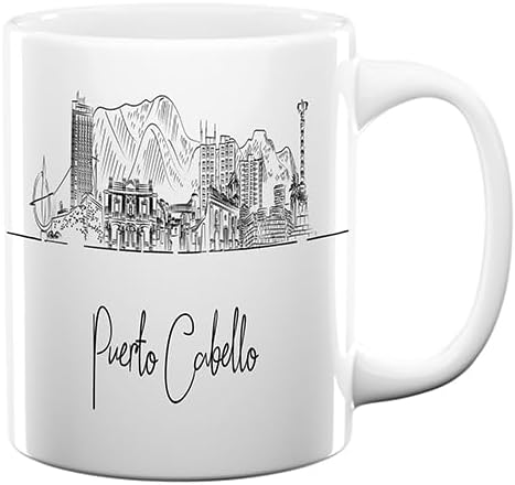 Miniatura 17 de TJ Originals - Taza de café Santiago Chile, regalo de taza de café de recuerdo de viaje turístico, taza de cerámica negra Skyline de 11 oz, taza