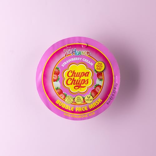 7th Heaven x Chupa Chups Bubble Face Mask (Strawberry, view 4
