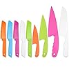 SelfTek Kid Chef Safe kunststof keukenmessen, 9 stuks, van nylon, voor kinderen, koksmes, om te bakken, voor fruit…