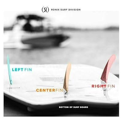Ronix Floating Fin-S 2.0 Tool-Less Fiberglass (Pack of 3), 2-3.5 Outer & 1-3 Center