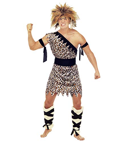 W WIDMANN MILANO Party Fashion - Disfarces de homem das cavernas, túnica, neandertal, homem da idade da pedra, disfarces de carnaval