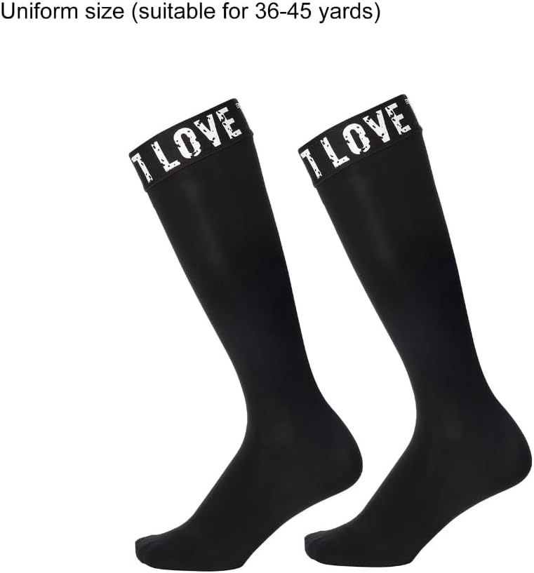 Men's Business Dress Socks Nylon Silk Letter Top Patchwork Oil Glossy Long Tube Stockings for and Formal