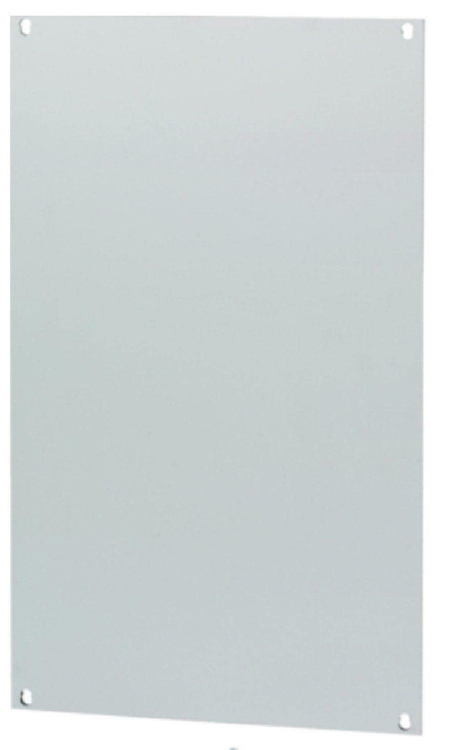 Plaque support aveugle profil 500 x 300 Hager Orion Plus pour châssis de coffret