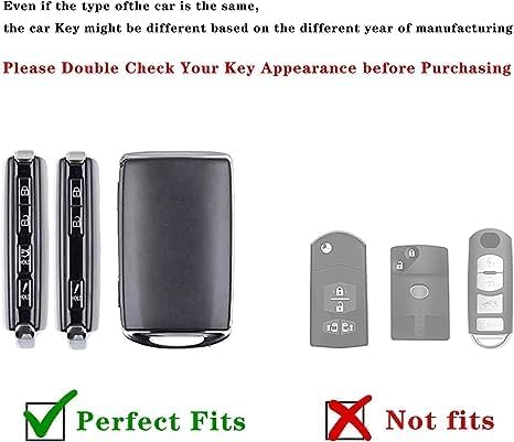 Miniatura 2 de Funda para llavero Mazda con cordón para llavero, protección para llave para Mazda 3 Hatchback 2020-2022 Mazda CX-5, CX-30, CX-10 2019-2022, soporte