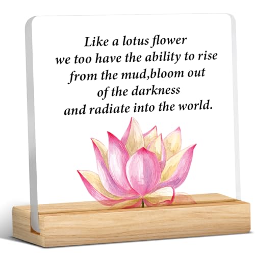 Motivational Gifts Lotus Sign Inspirational Gifts Just Like the Lotus