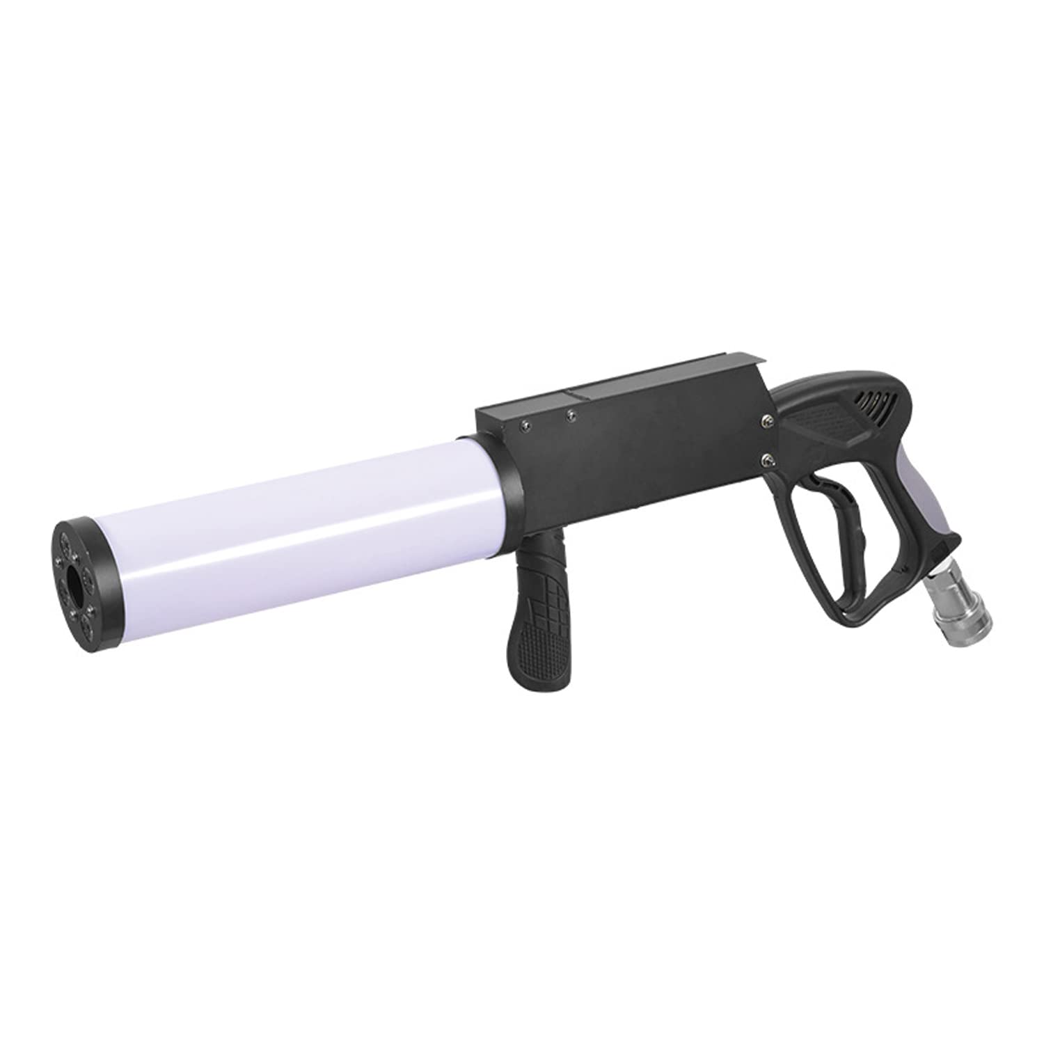 Máquina de humo portátil para DJ pistola de atmósfera CO2 LED manual de discoteca