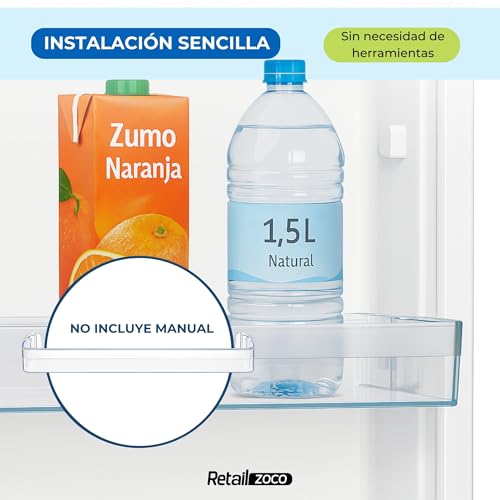 Miniatura 4 de Estante Botellero Frigorífico Compatible Con Balay, Botellero Superior Para La Nevera, Código Original 11013414, Compatible Con 3fce563me, 3fce642me, 3kf6510wi, Entre Otros