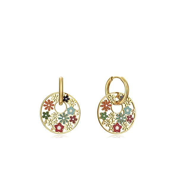 Descubre la mejor manicura y pedicura de LugoPulsa aqui 👈🏼 y pide cita Pendientes-Viceroy-Kiss-75290E09019-acero-dorado