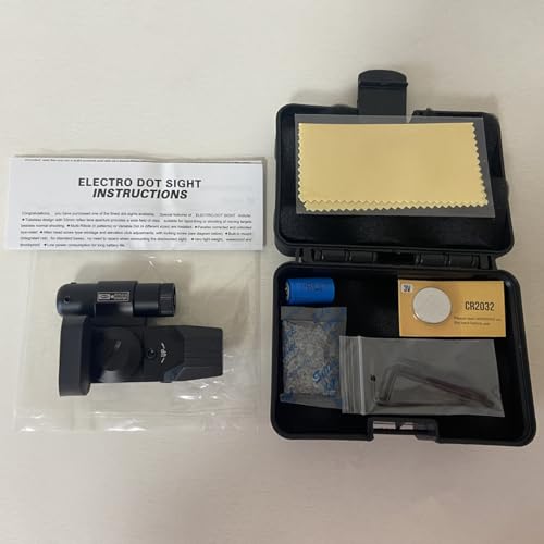 Reflex Red and Green Dot Sight with Laser, 22mm Rail, 4 Reticles