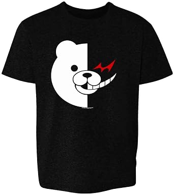 Pop Threads Dangan | Ronpa Monokuma Face Anime Shirt Youth Kids Girl Boy T-Shirt