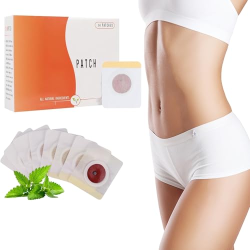 30 Piezas Parches Adelgazantes para Quemar Grasa Abdominal | Parches Naturales para Reducción de Abdomen y Cintura | Eficaces para Bajar de Peso Rápido y Moldear la Figura
