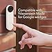 Wasserstein No-Drill Mount Compatible with Google Nest Doorbell (Battery) - Avoid Drilling and Protect Your Walls