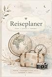 Mein Reiseplaner: Urlaubsjournal, Packliste, Budgetplaner, Ausflugsziele und Notizen zum Ausfüllen
